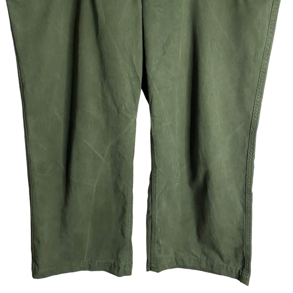 White Stuff Women's Green High Waisted Wide Leg Pants - Picture 3 of 8